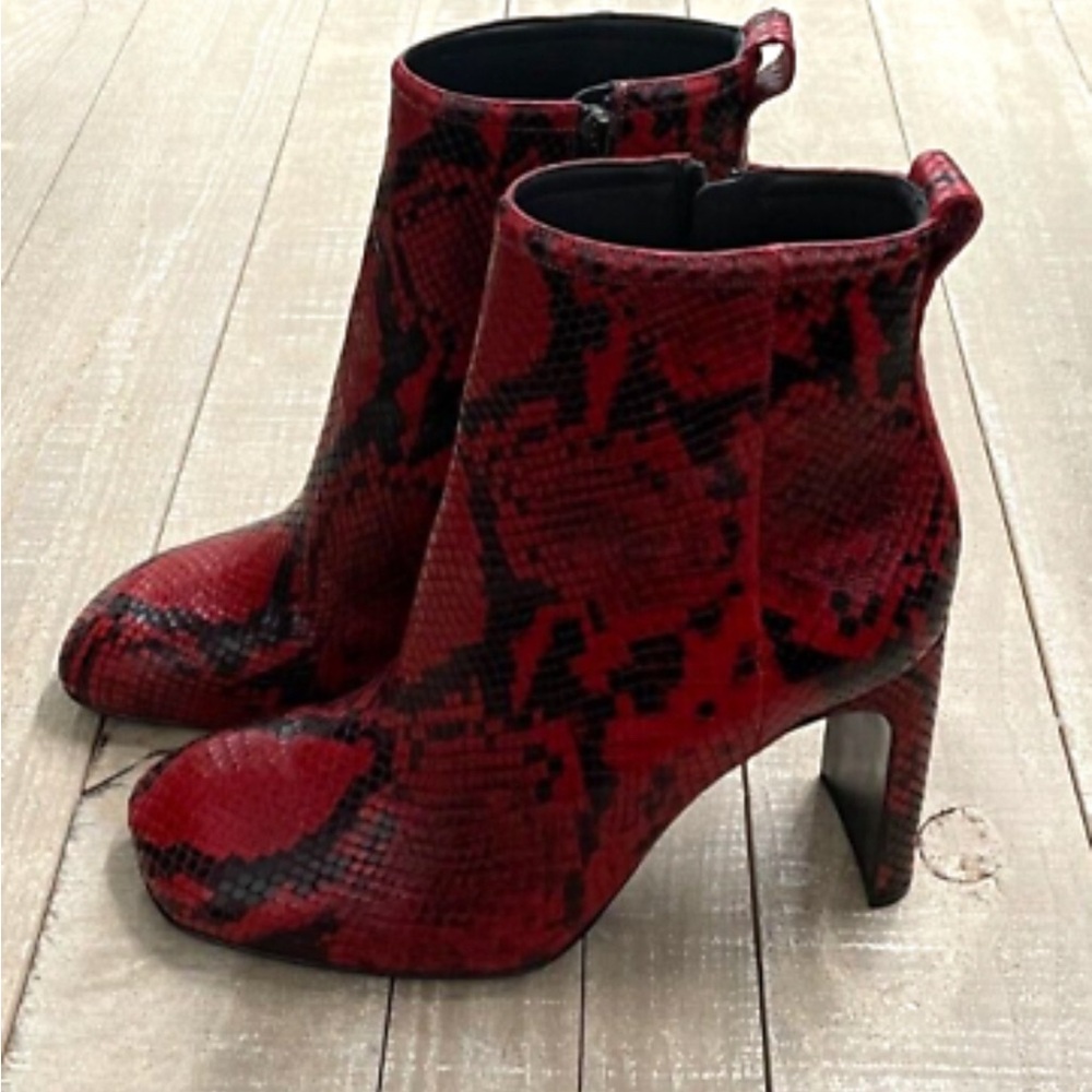 Gorgeous Sexy Rag and Bone Red Ellis Boot
